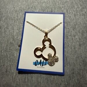 Gail Gold and Silver Pendant Necklace